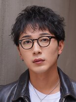 レタッチバイフィフス(RETOUCH by fifth) 原宿ルーズショートパーマアップバングマッシュメンズパーマ