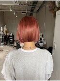 暖色カラー ピンクオレンジ レッドブラウン 春色ハイトーン