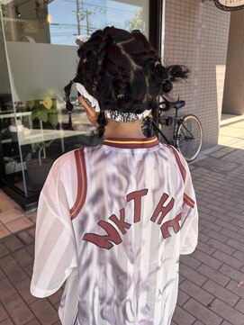 コス(KoS) ダンス発表会のヘアアレンジ