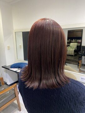 サンズヘアー(3’s hair) ＊ブリーチなしダブルカラー×暖色系カラー＊