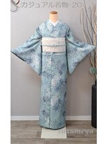 きものサロン すずめ屋&nbsp;レンタル番号　カジュアル着物-20　アラベスク