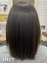 アイスタイルプレミアム フジ三篠店(I STYLE premium) 高濃度水素ケアカラー+オーダーメイド髪質改善トリートメント