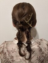 サラビューティーサイト 九大学研都市店(SARA Beauty Sight)&nbsp;【AIRI  hair】ヘアセット/結婚式/お呼ばれヘア/ツインアレンジ
