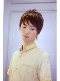 ニュアンスパーマでこなれ感！！ネオウルフショート＜理容室＞