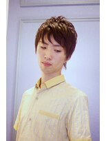 グレイスフルバーバー 赤坂見附店&nbsp;ニュアンスパーマでこなれ感！！ネオウルフショート＜理容室＞