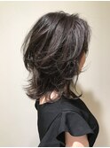 #ミディアムレイヤー#大人グレージュ