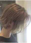 20代30代★スタイリング簡単♪無造作カール×フェミニンショート