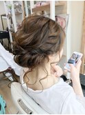 なみシニヨンロングアレンジ【ヘアアレンジ  立川/立川南】