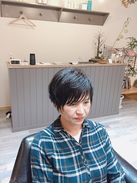 ムタヘアーサロン(MUTA hair salon) 黒髪ショートヘア