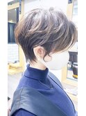 mag佐藤聖ことりベージュハイライトクールショートコンマヘア