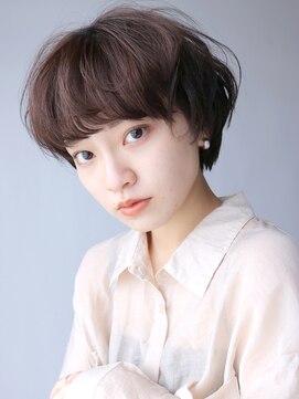 アイティーバイアルバム 藤沢店(IT by ALBUM) アンニュイマッシュショート_カーキグレージュマッシュ_38144