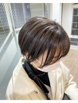 ループ(LOOP) ショートヘアのコントラストハイライト