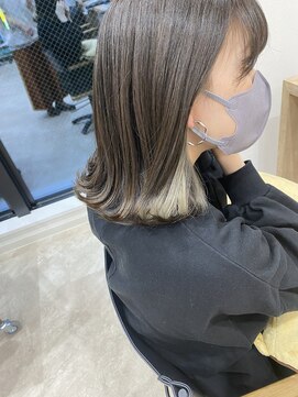 エンタリティリット(entality lit) 学生～大人まで大人気☆透明感グレージュのイヤリングカラー♪