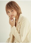 ショコラベージュ/ボブルフ/カール/ベビーバング[新宿駅/新宿]