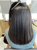 艶ミディアム【髪質改善縮毛矯正使用】