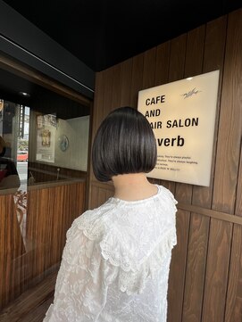 カフェアンドヘアサロン リバーブ(cafe&hair salon re:verb) 丸みボブ最強☆
