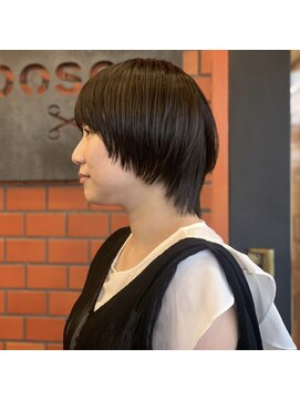 ボスコ 下北沢店(bosco) bosco【Ebe】インディゴ×ショートマッシュウルフ