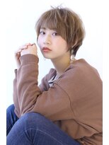 オーロ 西大寺店(ORO)&nbsp;ベージュかオシャレなショートスタイル