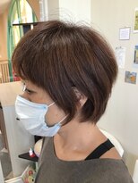 フープ(hoop) 前上がりグラデーションボブ
