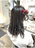 犬耳ヘア