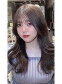 ☆大人可愛いお姉さんカットふんわりカールグレーベージュ