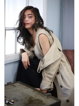 ボーテコンシェル 柏店(BEAUTE CONCIER) ダークトーンハイライトウェーブ【柏/ハイライト/髪質改善】