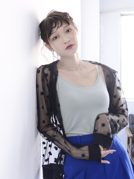 ロアー ヘアー ワメン(RAWR hair WaMen) 【RAWR】小顔_おくれ毛_ショートヘアアレンジ