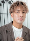 前髪パーマ×グラデーションツイスパのエアーマッシュc戸田公園
