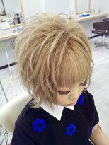 ヘアセットアップス(UP's) (*^-^*)/♪ショートヘア*ランダムちらし*スジ盛りスタイル～♪♪