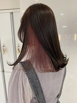 クラム(clam.)&nbsp;インナーカラー×ピンクパープル