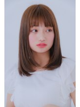 アンナ ヘアアンドアイズ(AnNa hair&eyes)&nbsp;高校生に人気スタイル☆セミロングストレート♪