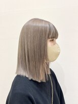 モリオ フロム ロンドン イオンモール 熊本店(morio FROM LONDON)&nbsp;【morio熊本】ミルクティーベージュ×タッセルボブ