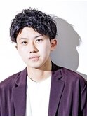 moku+スタイル《アップバングショート×パーマスタイル》