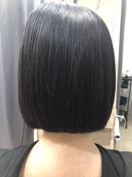 ヘアメイク ルカ(HAIR MAKE LUKA) ボブスタイル　切りっぱなしボブ　フォルム