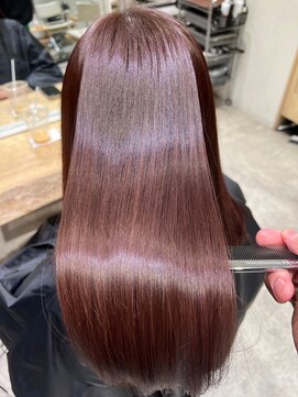 ノイ(noi) 髪質改善トリートメントミルクティーベージュカラーくびれヘア