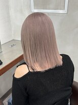 ニコ トウキョウ 渋谷(nico TOKYO)&nbsp;ミルクティーピンク/髪質改善/ダブルカラー/ケアブリーチ