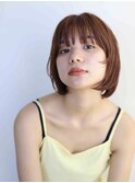 顔まわりレイヤーボブ