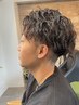 【men's】カット+ツイストスパイラル/縦落ちパーマ￥15500→￥14500