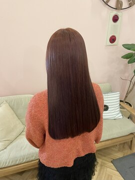 シュガー ヘアアンドネイル 仙台(SUGAR) ブリーチなし*コーラルピンク