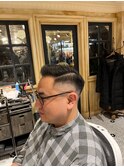 【LUDLOW BLUNT】フェードカット バーバーヘア サイドパート