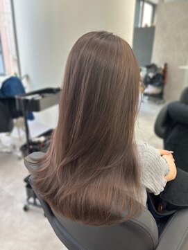 アルドーレフィエロ シンサイバシ(Ardore fiero shinsaibashi) ショコラベージュ☆髪質改善【小山田繭】10代20代30代