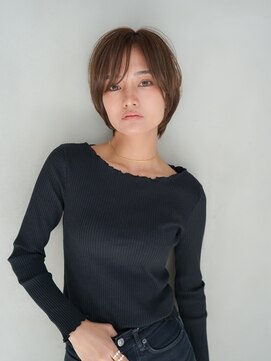 ギークス(GEEKS) 【GEEKS渋谷】クールショート/小顔/スモーキーブラウン/30代40代