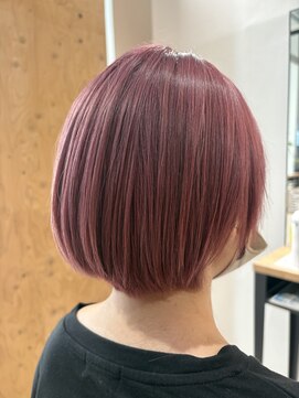 ジャストビューティ ルフレ 金沢八景店(Just Beauty Rufure) ショート/ピンクカラー/ブリーチ/ダブルカラー金沢八景/