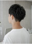 20代～30代メンズアップバングショート×刈り上げ［仙台］