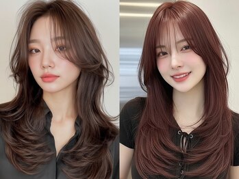 オンク 新宿(onk)の写真/マンツーマンだから叶う"似合う"ボブ・レイヤーボブ[新宿/新宿駅/縮毛矯正/酸性ストレート/顔周りカット]