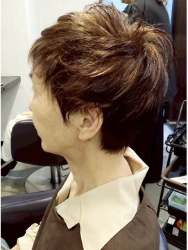 アール 志茂店(R) 【60代が目指したい】ハイセンスなショートなら/志茂美容室