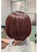 ピンクブラウンハイライト