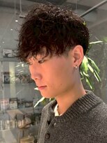 メンズサロン ブロック(Men's Salon bloc)&nbsp;ツイストパーマ フェードカット ツーブロック スペインカール