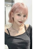 ヴィアス(VIAS.)&nbsp;【SHOTA】White pink × タッセルボブ