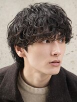 フィフス(fifth)&nbsp;メンズシースルーマッシュニュアンスパーマシャドウパーマテテ風